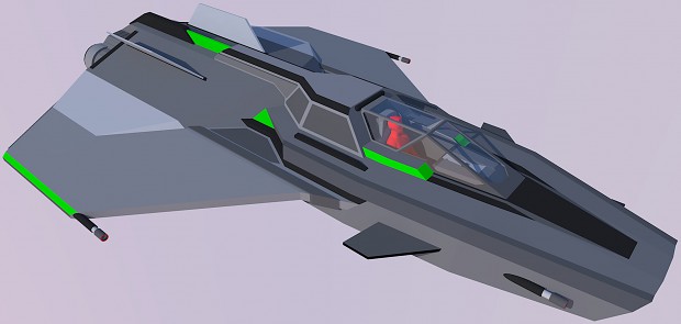 Razor - Class Strike Fighter Render