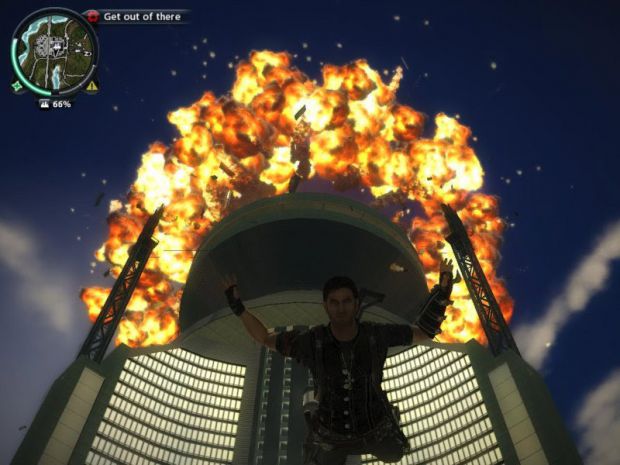 Big explosion in Just Cause 2