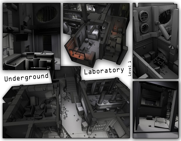 Underground Lab Level 1 BlockIn