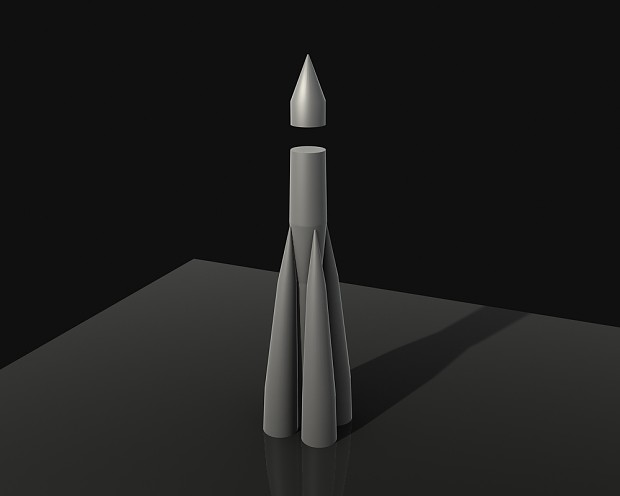 Nuclear Missile - Model Block Out