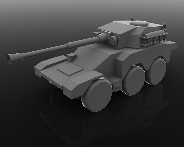 Wheeled Tank - Render