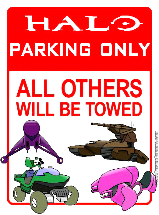 Halo Parking Only