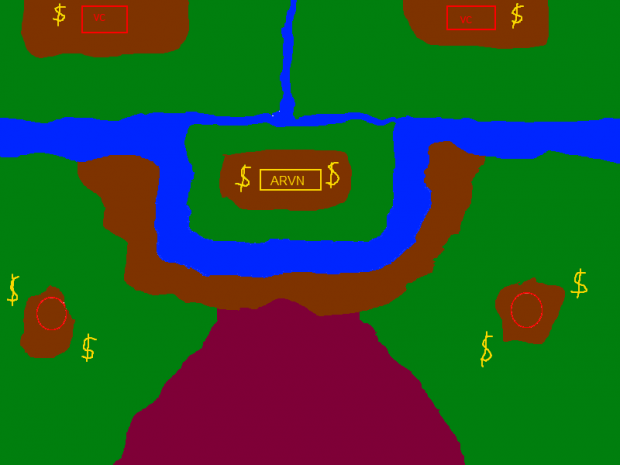Blood River map sketch