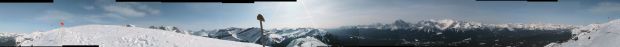 Panoramic Picture from atop Mt. Whitehorn