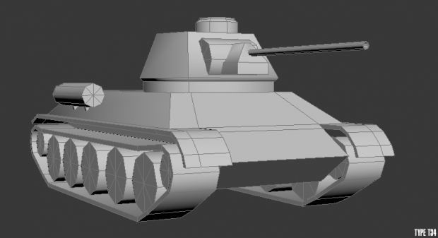 Type T34 Lowpoly.