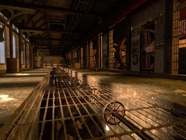Steampunk Hallway