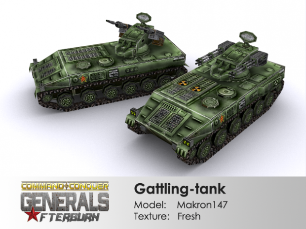 Gattling tank with upgrades