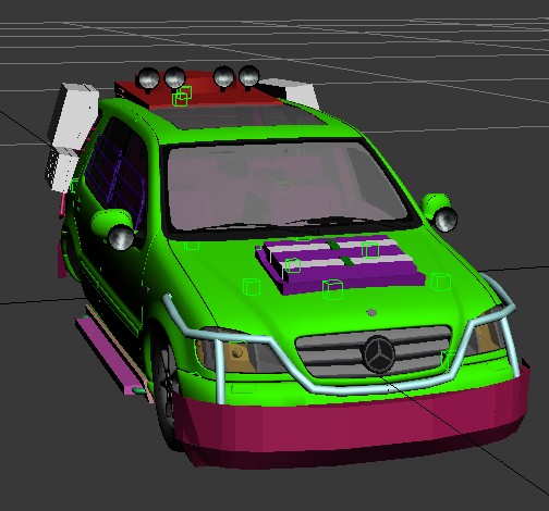 My Mercedes ML from THE LOST WORLD JP not finished