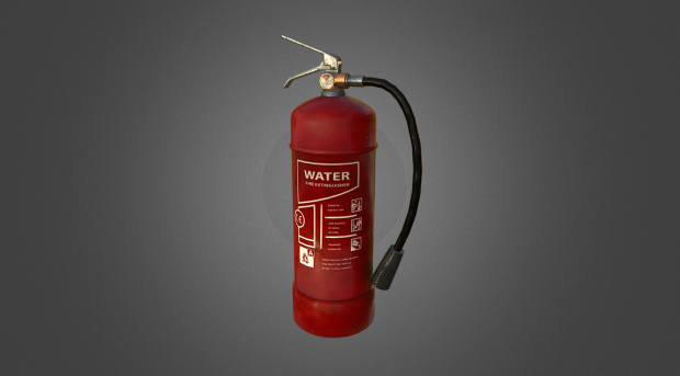 Fire Extinguisher - Low Poly