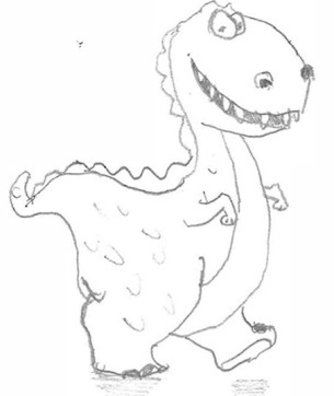 Smiley Dinosaur