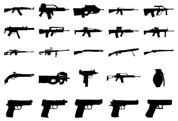 Guns guns and more guns