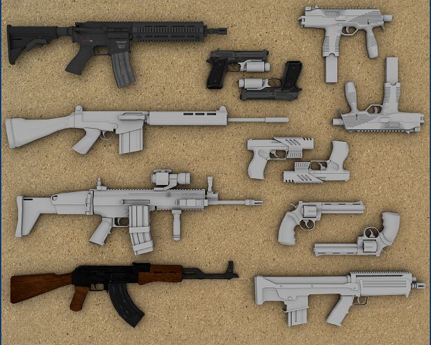 Various Gun Models