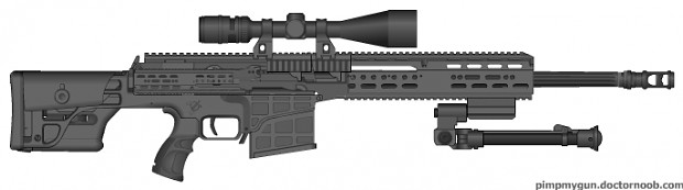 Custom Sci-Fi Sniper Rifle