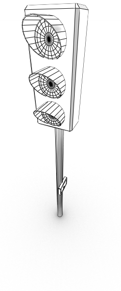 Traffic lights (wireframe)