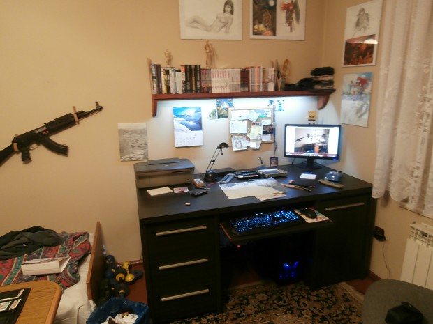 My room or the place where I creating my art :D