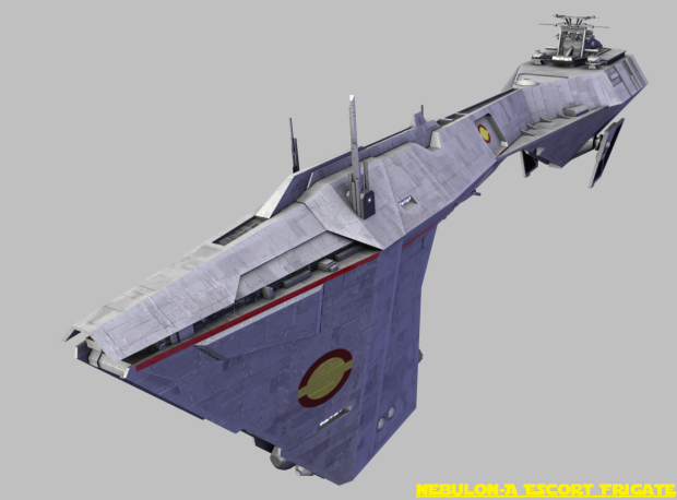 Reskinned Ships as Clone Wars Era Ships - Nebulon-A Escort Frigate