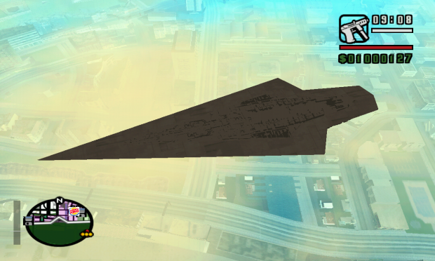 Super Star Destroyer over San Andreas