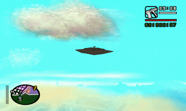 Super Star Destroyer over San Andreas