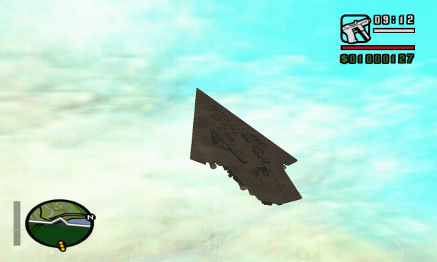 Super Star Destroyer over San Andreas