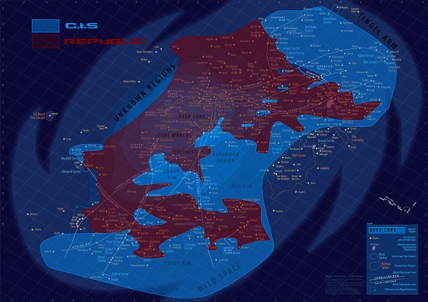 Clone Wars Map 22BBY 