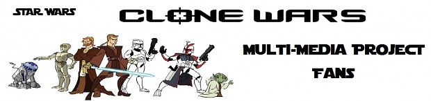 Clone Wars Multi-Media Project Fan's Banner