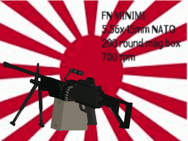 JSDF FN minimi mod