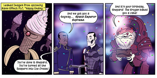 How mass effect 3 should have ended...