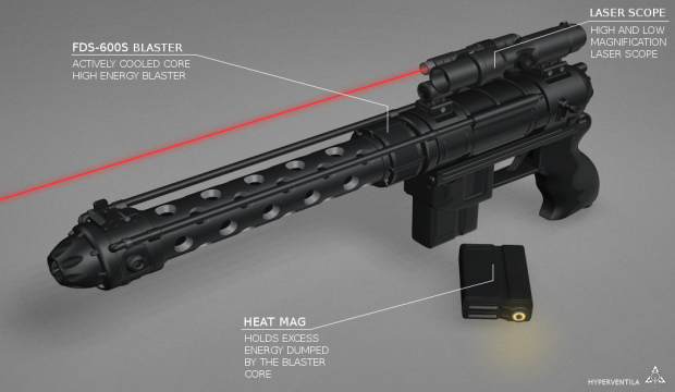 HyperVentila: Blaster Pistol
