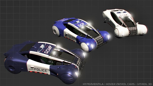 More Hover Patrol Cars