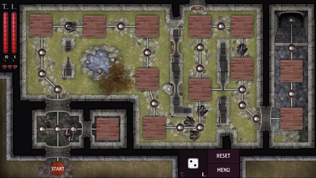 Anniversary Boardgame 2022 Screenshot - Courtyard Level