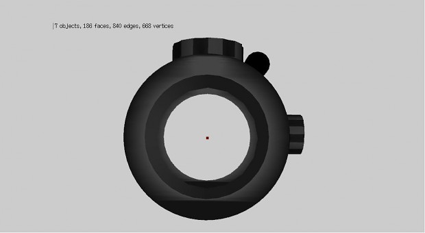 more optimized red dot scope :)