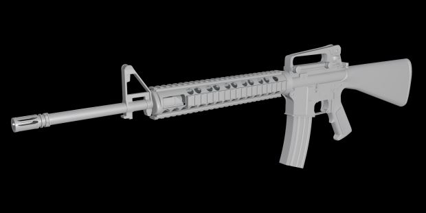 M16A4 Assault Rifle - Highpoly