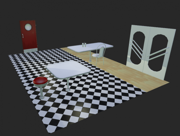 Diner environment wip