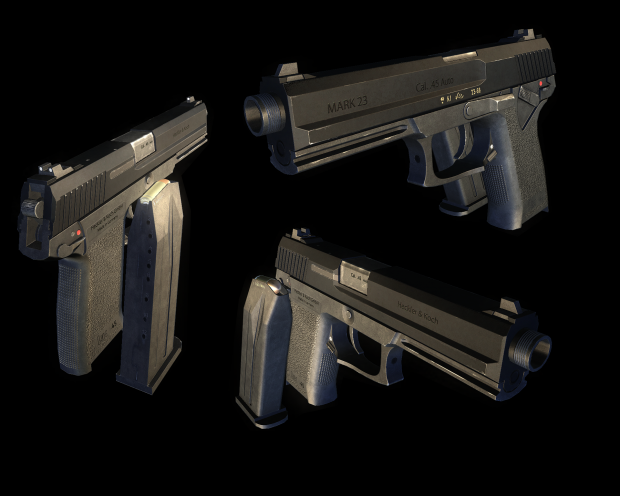 MK23 PISTOL RENDER image - BuLL5H1T - Indie DB