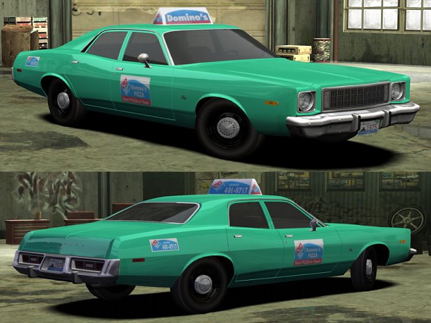 Dodge Monaco Pizza Delivery Traffic Car