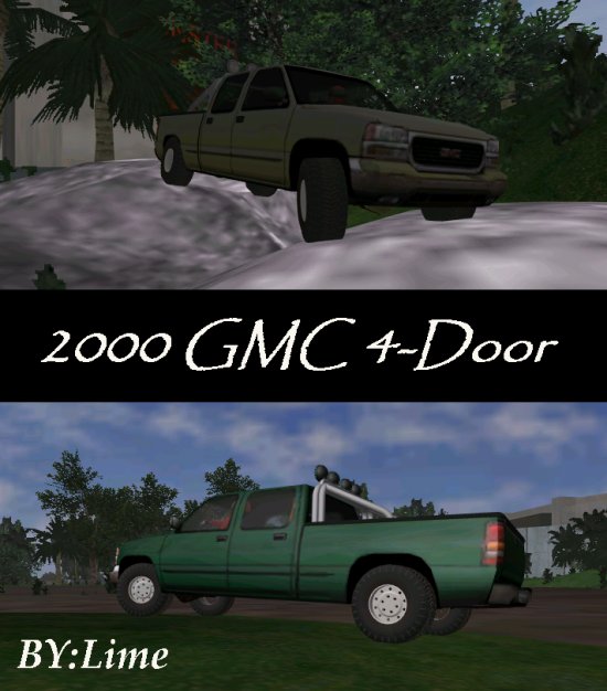 Lime's 2000 GMC 4 Door Pickup