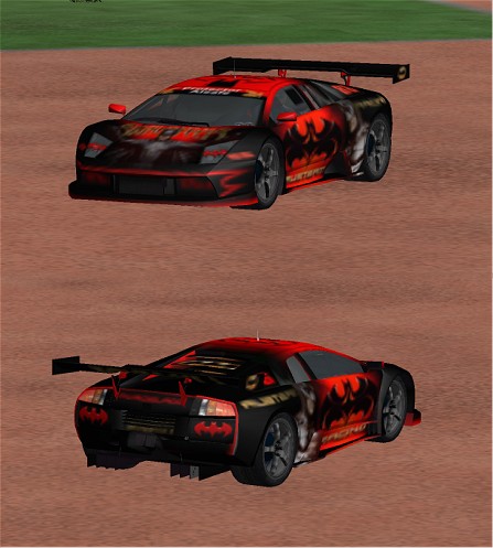 Gran Turismo 2 Bat Racing Lamborghini Garlado