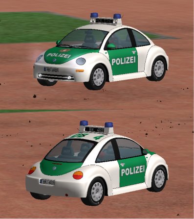 Vw Beetle Police Car