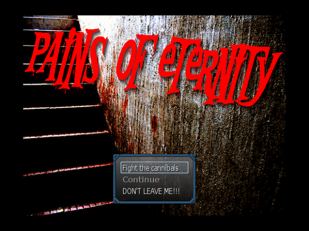 Title screen for Pains of Eternity