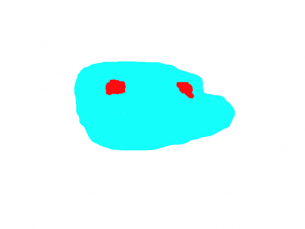 a blue slime