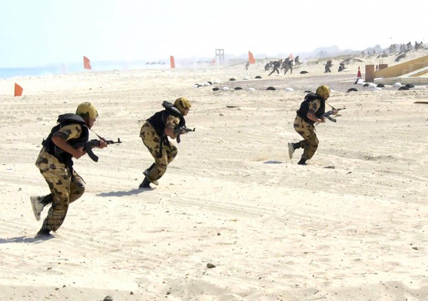 Egyptian Infantry training