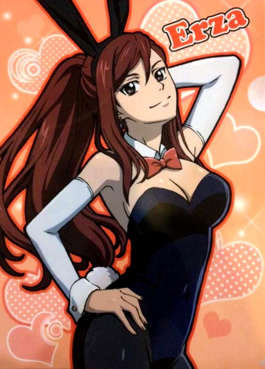 Erza Scarlet is also hot.