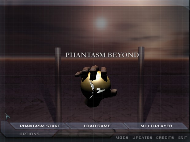 Phantasm Beyond Doom 3 Menu