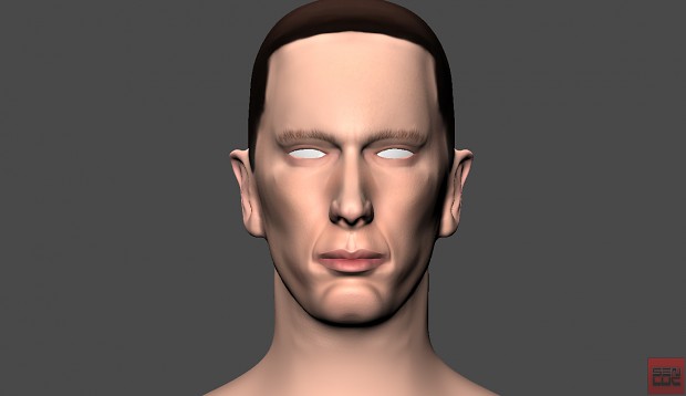 Eminem Head By Senluc