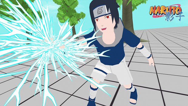 Sasuke Sharingan chidori