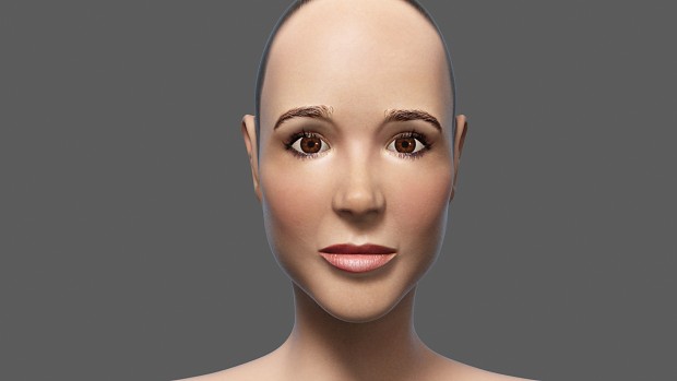 Ellen Page head sculpt wip