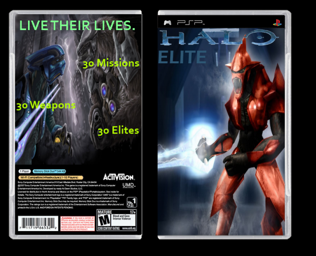 Halo:Elite PSP Boxshot (Read desc.)