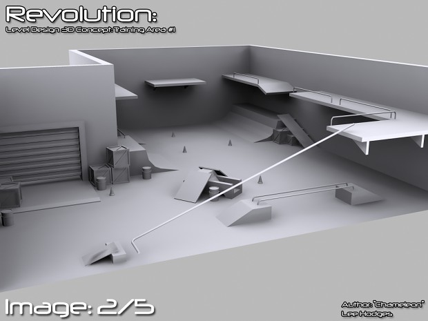 Revolution Level Design Concept: Training Area #1