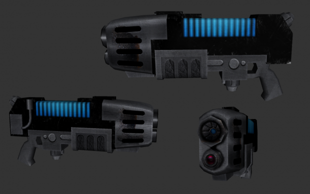 additional Plasma gun texture details