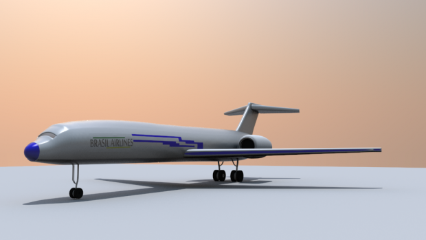 Airplane Concept Textured